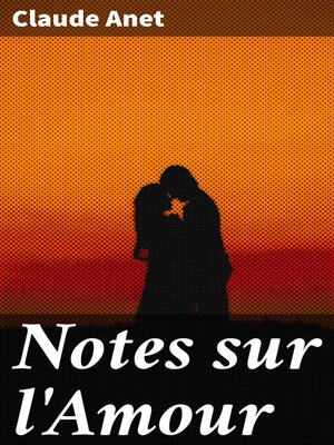 cover image of Notes sur l'Amour